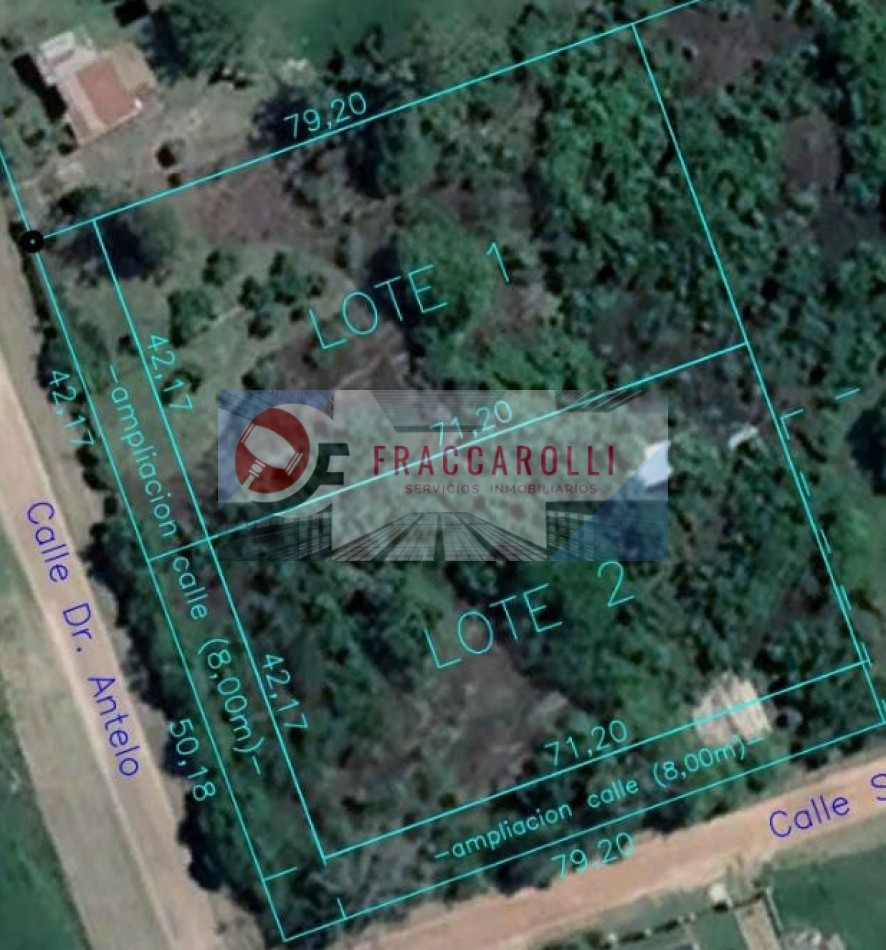 2 Lotes de 3000 m2 c/u